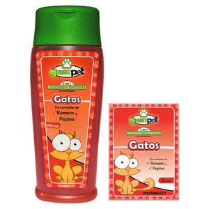 SHAMPOO GREEN PET GATOS X 200 ML