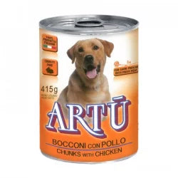 LATA ARTU CON POLLO Y CEREALES   X 415G