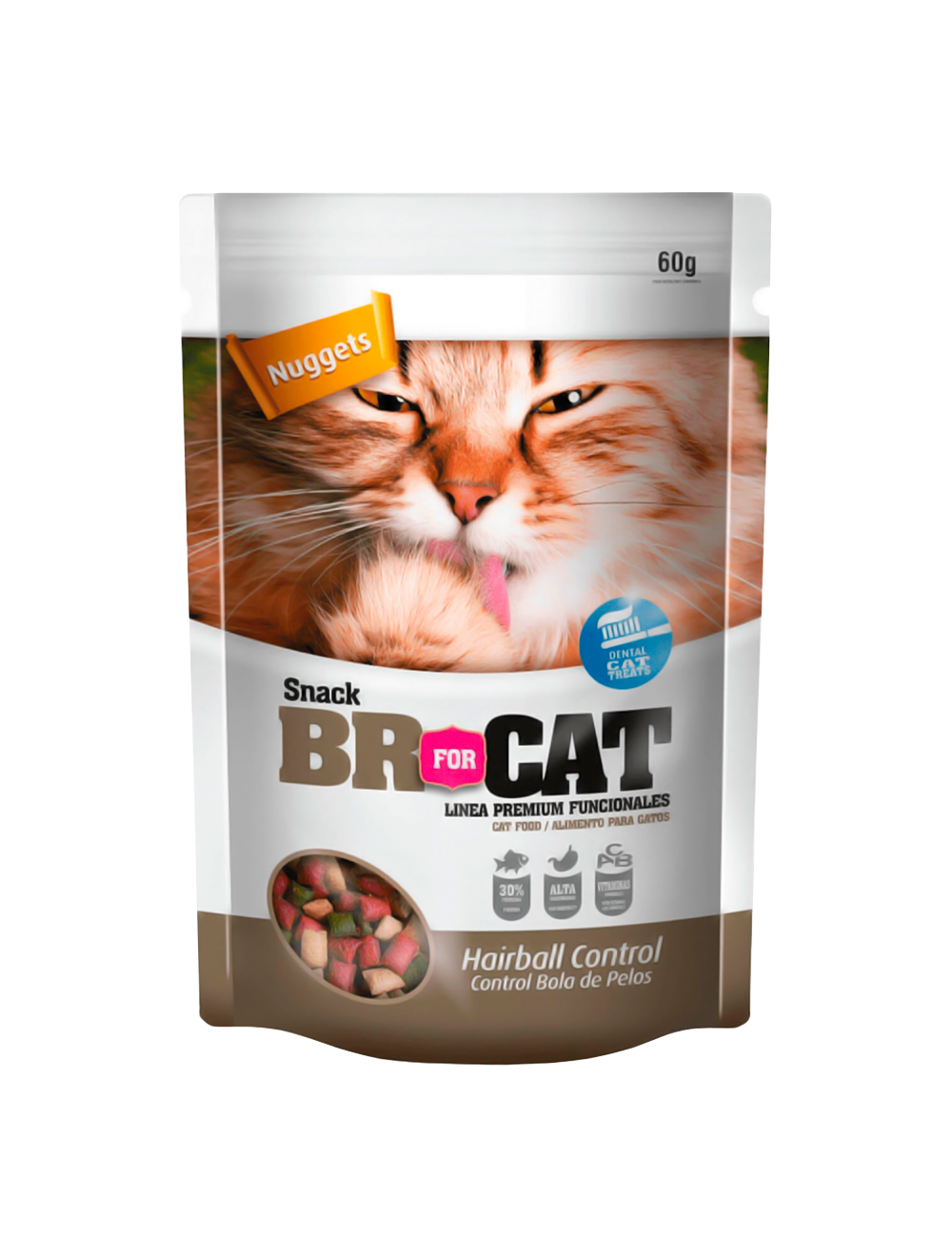 BR FOR CAT CONTROL BOLA DE PELO X 60 G