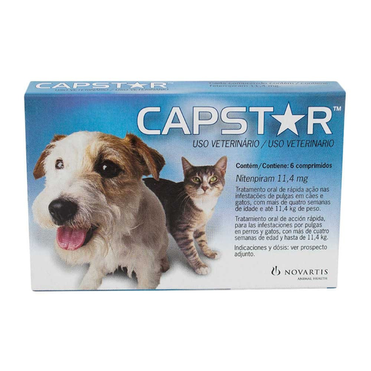 CAPSTAR 11.4 MG  X 6 TABLETAS