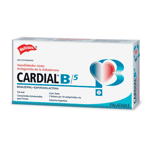 CARDIAL B 5MG 20COMP