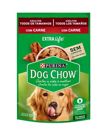 DOG CHOW ADULTOS TODOS LOS TAMAÑOS CARNE 100 GR