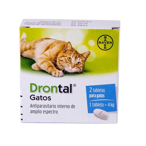 DRONTAL GATOS 2 TABLETAS