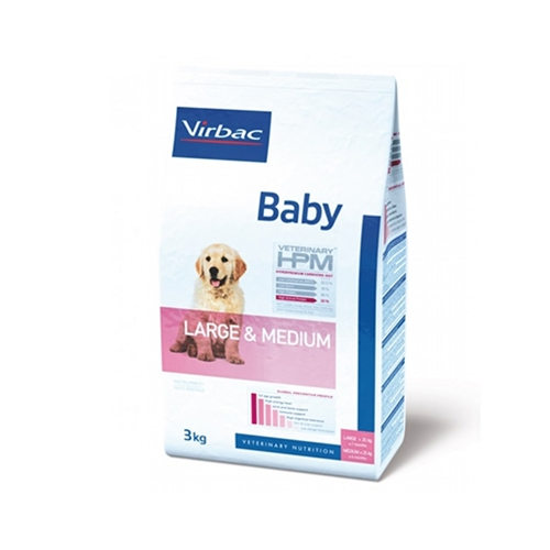 VIRBAC BABY DOG LARGE&MEDIUM*3KG.