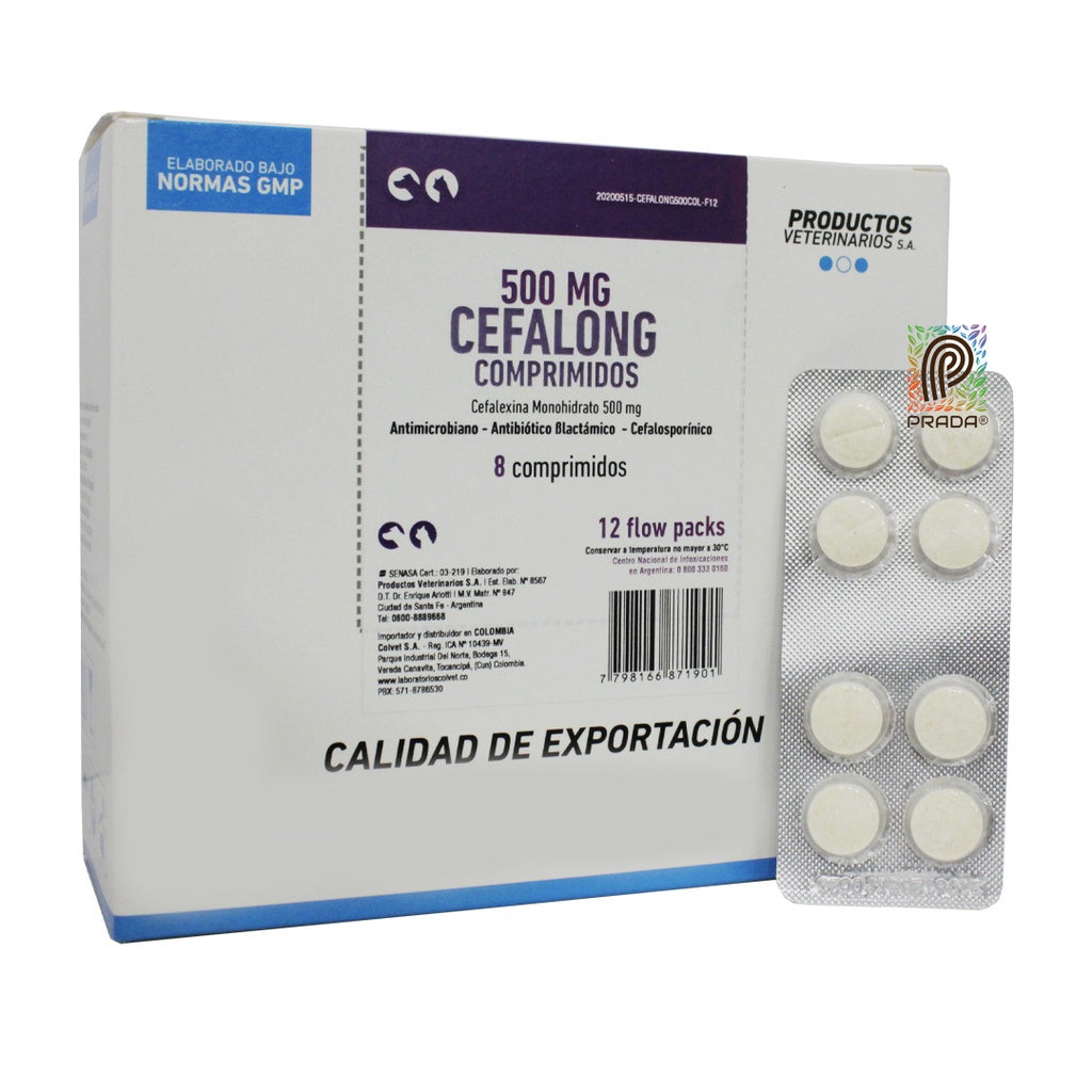 CEFALONG 500MG X 8 TAB