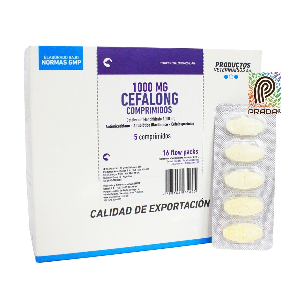 CEFALONG 1000MG X 5 TAB