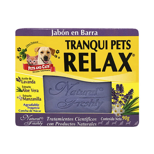 NATURAL FRESHLY JABÓN EN BARRA TRANQUI PETS RELAX * 90 GR.