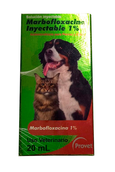 MARBOFLOXACINA 1% INY X 20 ML