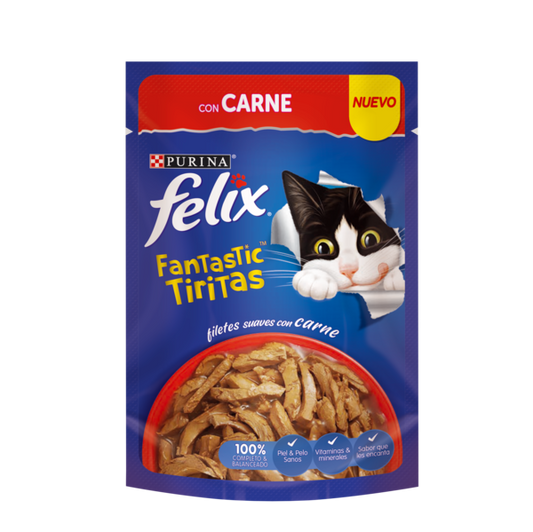 FELIX FANTASTIC TIRITAS CARNE 85 GR