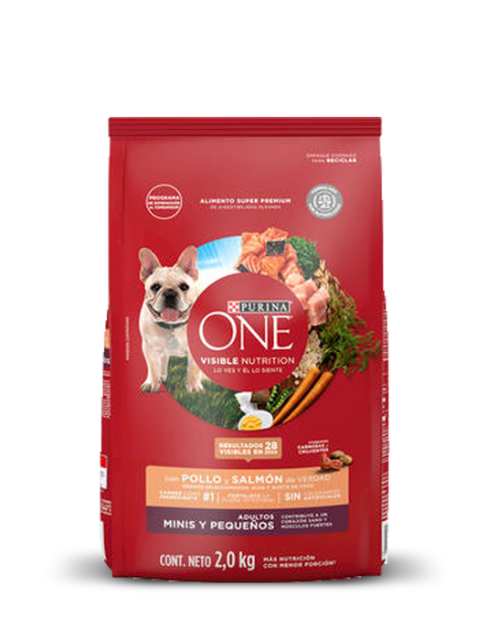 ONE ADULTO MINI Y PEQUENO POLLO Y SALMON 3,5KG