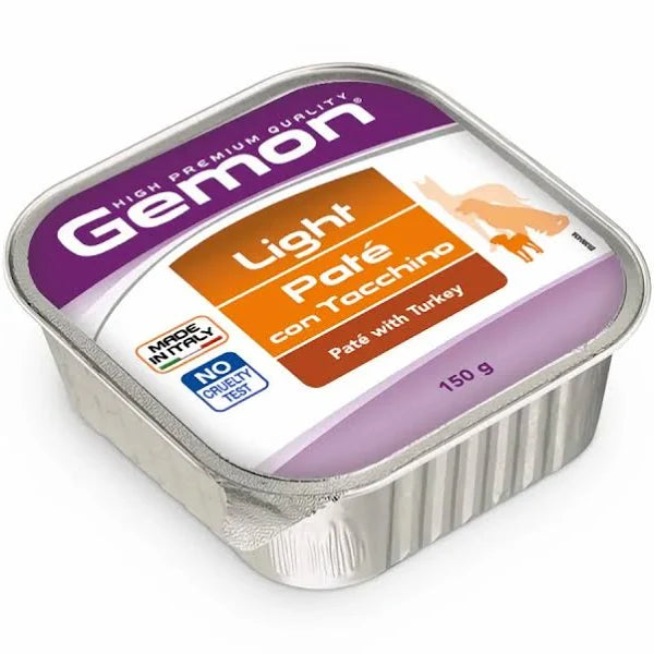 Gemon Dog x150gr /Pate Light  with Turkey