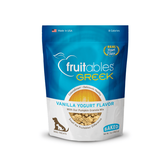 FRUITABLES DOG  SNACK YOGUR GRIEGO DE VAINILLA 198.5 GR