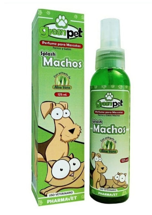 SPLASH GREEN PET MACHOS X 125 ML