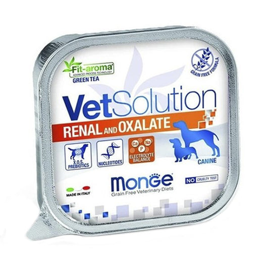 MONGE VET SOLUTION RENAL AND OXALATE CANINE X 150GR